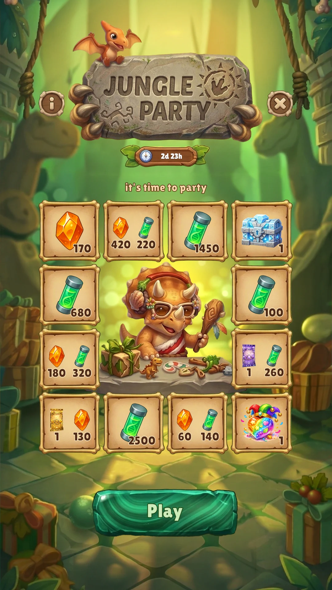 Dino Merge: Lost Island screenshot